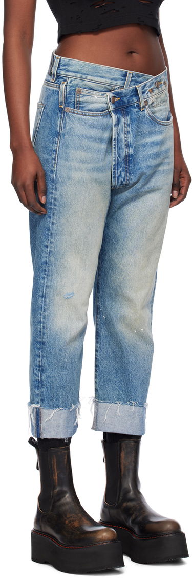 Дънки R13 R13 Crossover Jeans Синьо | R13W2048-735, 4