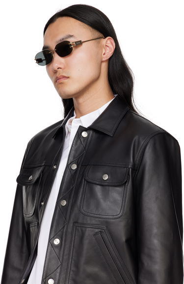 Слънчеви очила Versace Versace Damier Plaque Sunglasses Черно | 0VE2274 10028758 8056262249925, 3