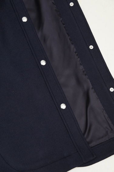 Яке MAISON KITSUNÉ Maison Kitsune Workwear Wool Shirt Jacket Синьо | NW02211WM0026, 4