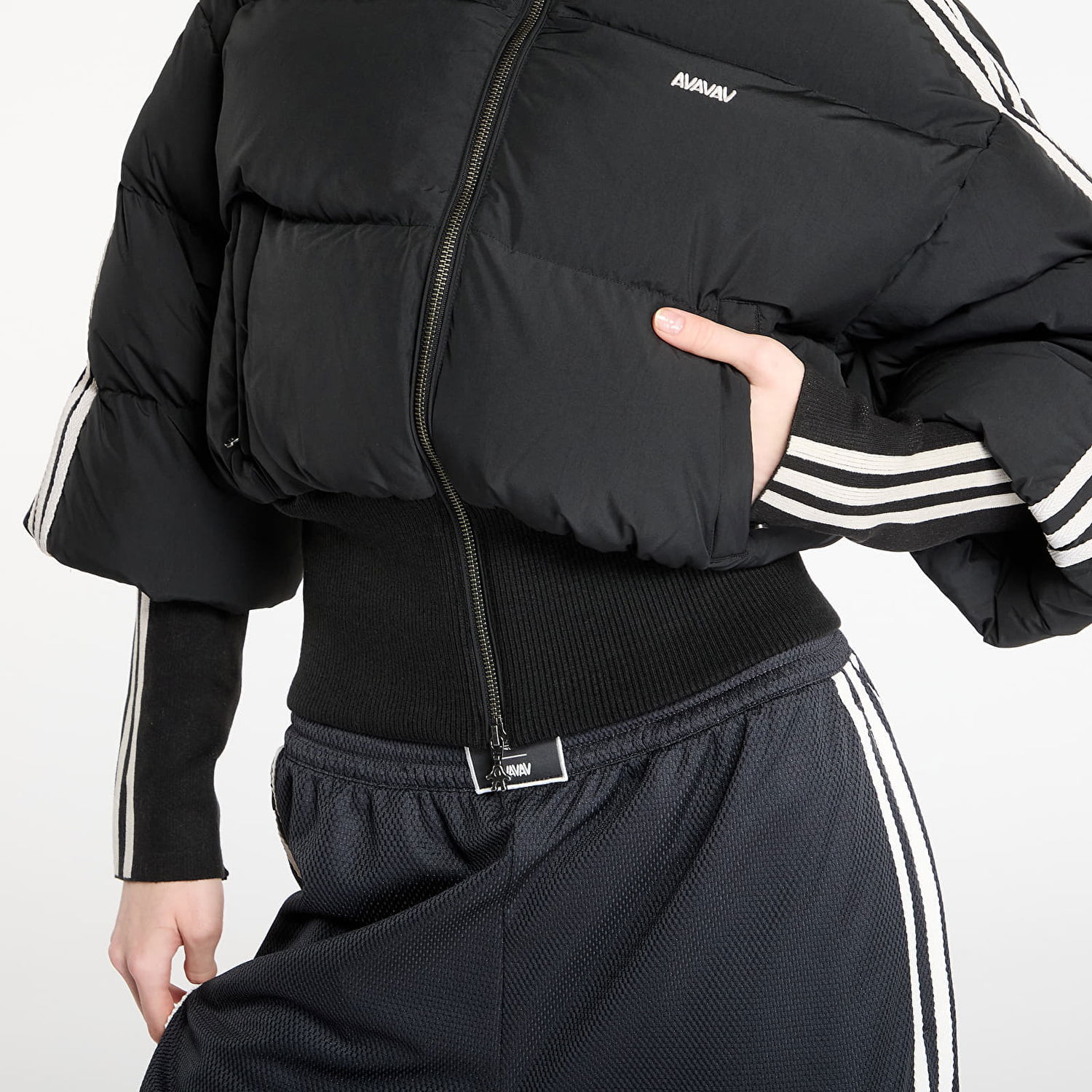 Пухо яке adidas Originals AVAVAV Baby Puffer Черно | JZ3024, 1
