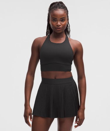 Сутиен lululemon Energy Evolve High Neck Longline Bra, Medium Support, B-D Cups Черно | prod20002099, 0