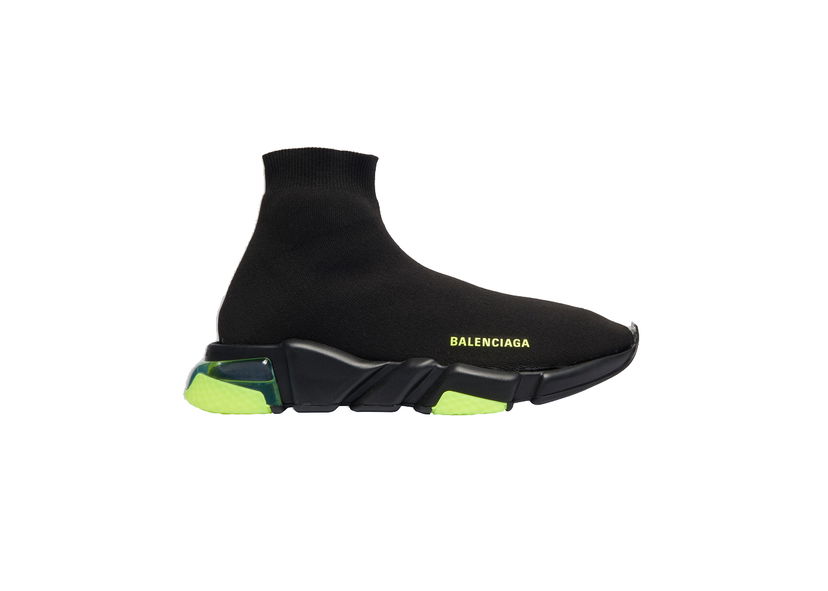 Кецове и обувки Balenciaga Speed Clear Sole Черно | 607543W05GJ1048