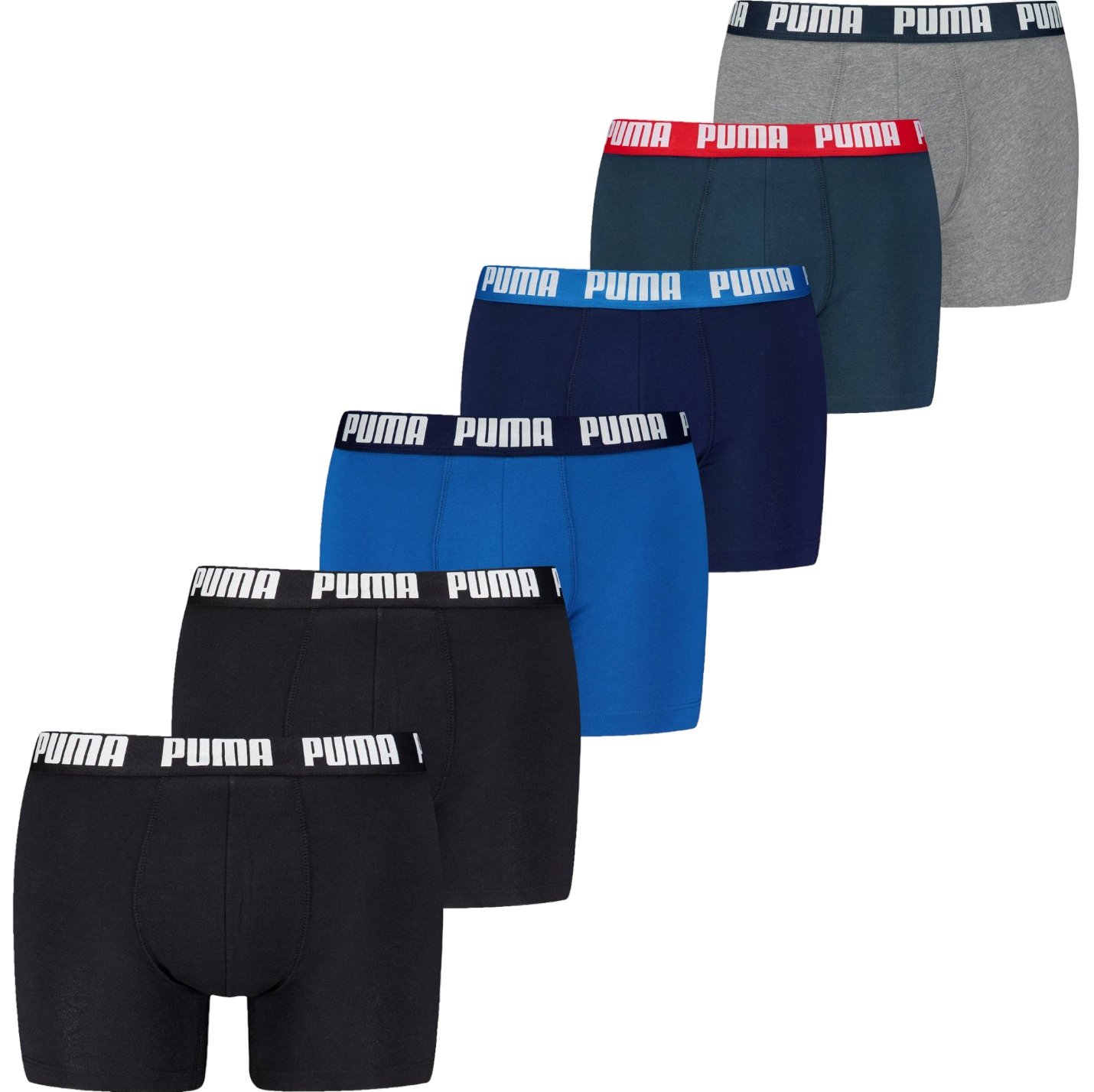 Боксерки Puma Everyday Boxer 6 Pack Многоцветен | 701227792-002, 0
