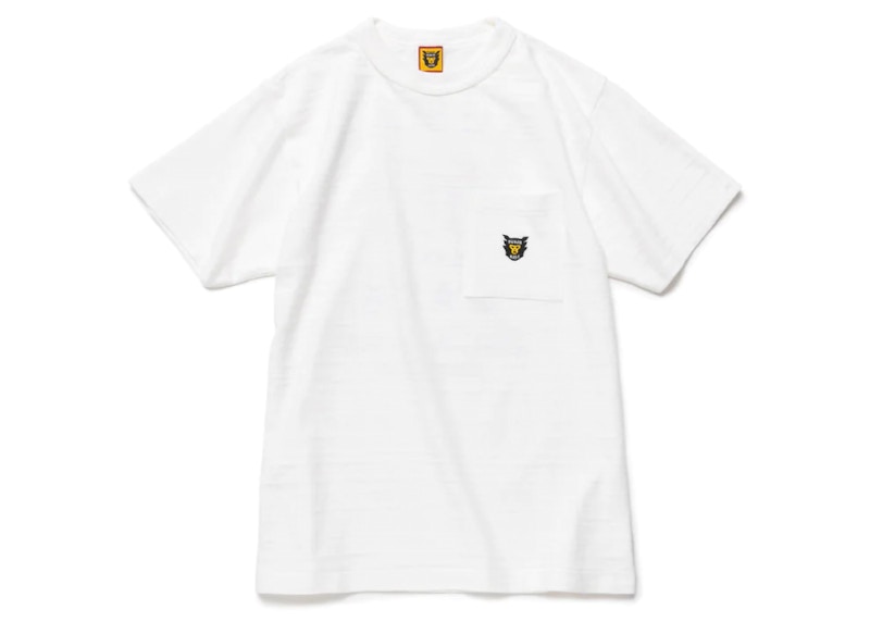 Тениска Human Made Logo Pocket T-Shirt Бяло | HM24CS003