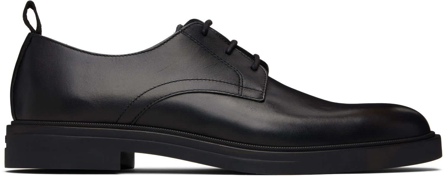 Кецове и обувки BOSS BOSS Leather Derbys Черно | 50552540, 0
