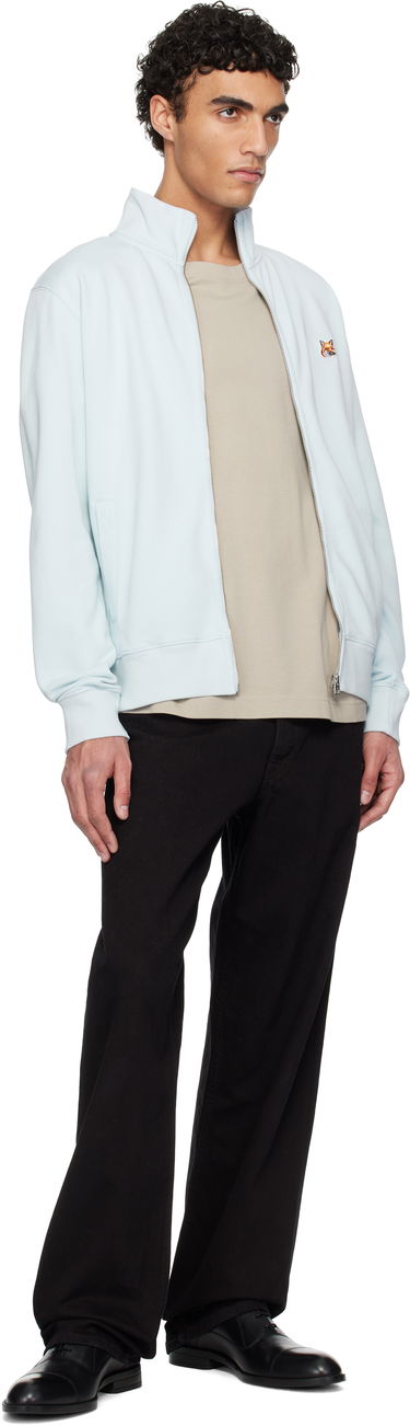 Суитчър MAISON KITSUNÉ Maison Kitsuné Fox Head Patch Full-Zip Sweatshirt Синьо | OM02134KM0001, 3