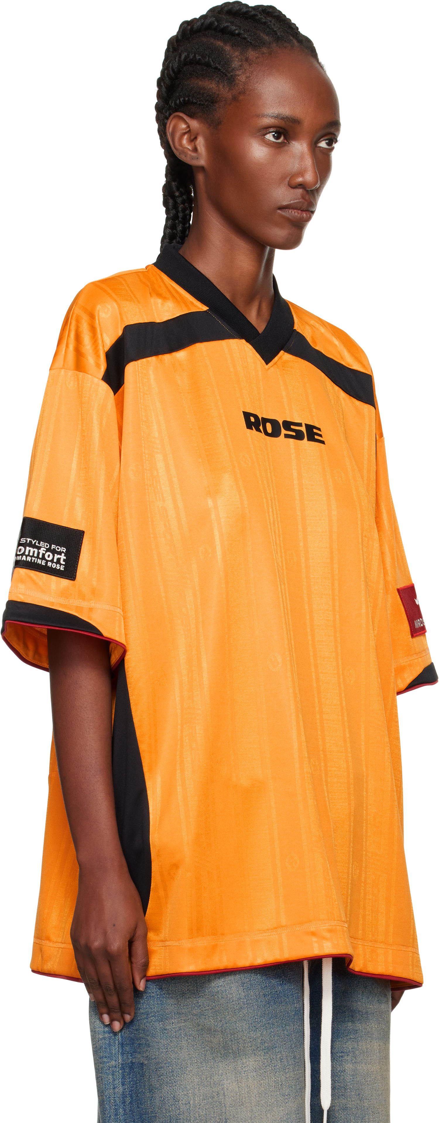 Тениска Martine Rose Martine Rose Printed Football T-Shirt Оранжево
 | 197JT14307, 1