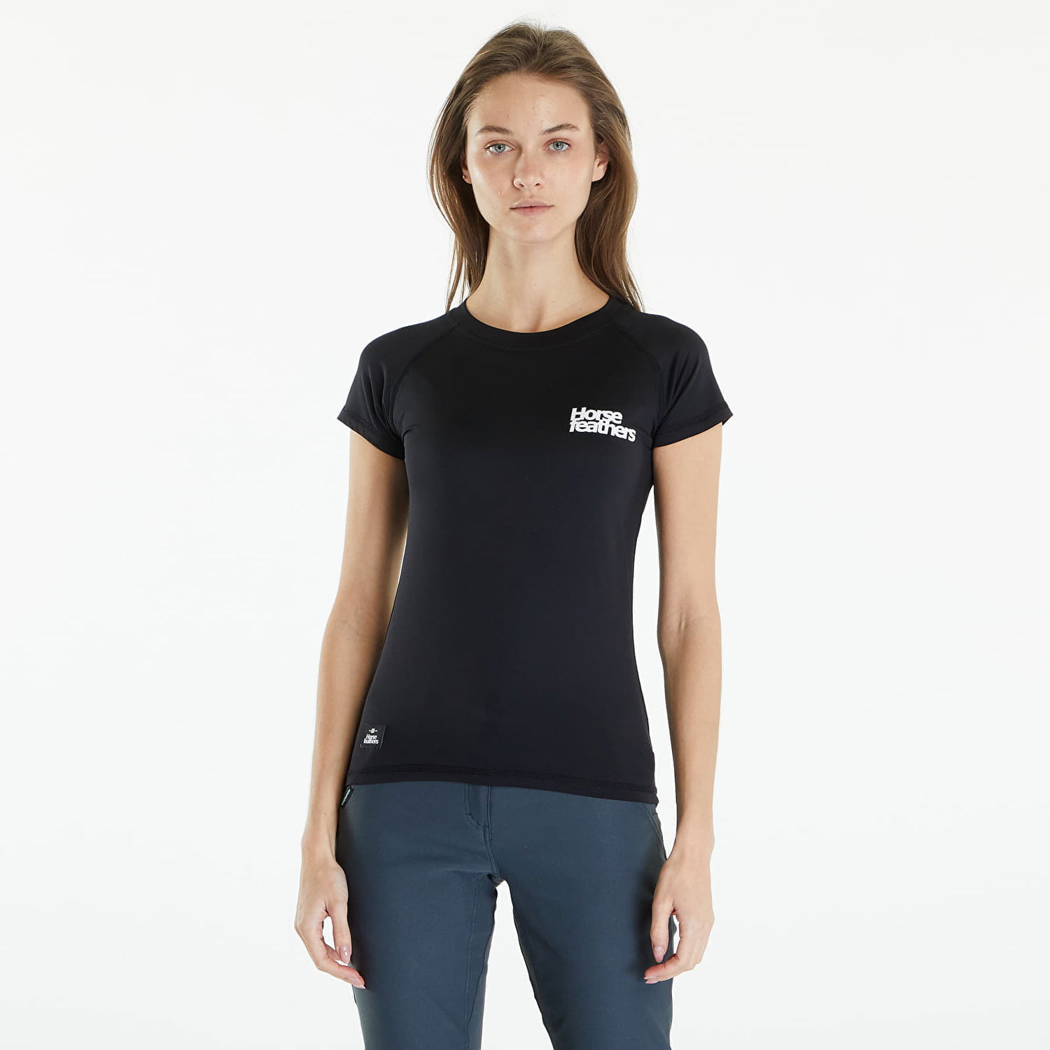 Тениска Horsefeathers Top Vala Top Black/ White Черно | TW026C, 0