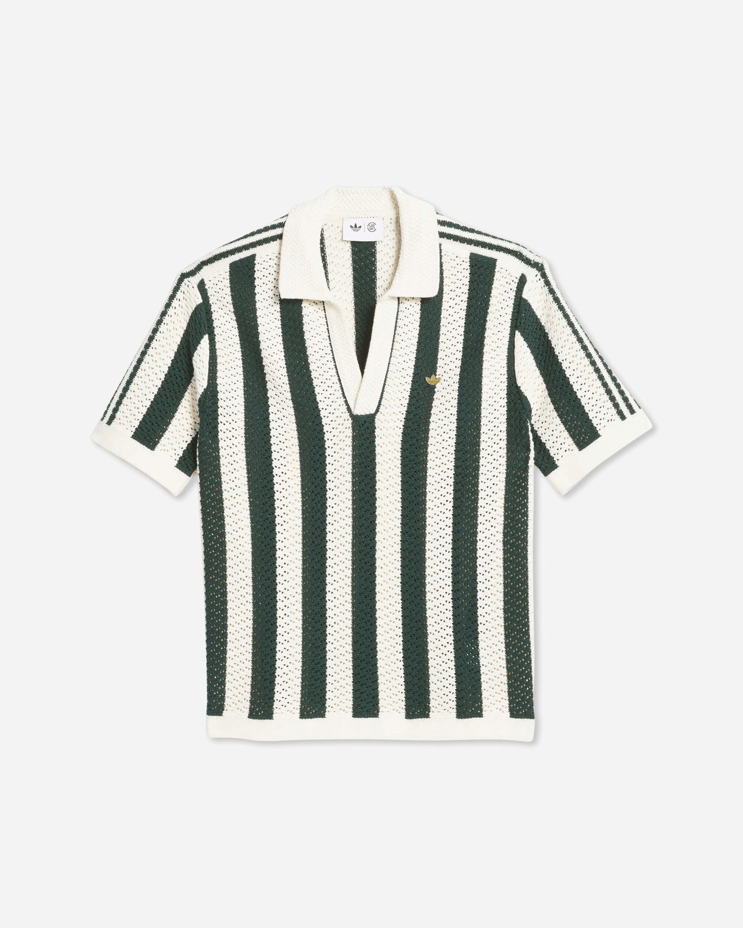Поло тениска adidas Originals CLOT by Edison Chen Pique Polo Зелено | JP1615, 1