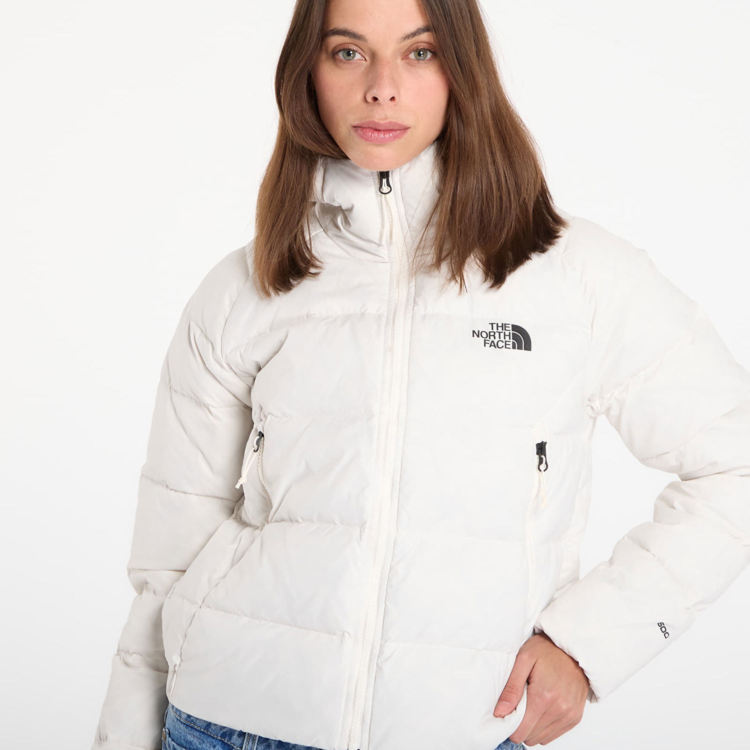 Пухо яке The North Face Hyalite Down Hoodie White Dune Бяло | NF0A8E75QLI1, 1