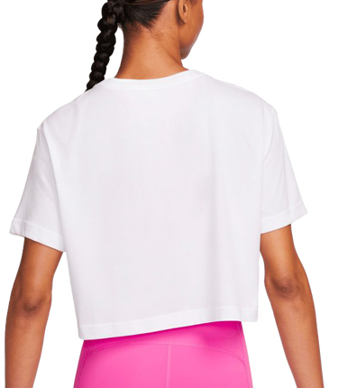 Съкратен топ Nike Pro Graphic Crop T-Shirt Бяло | FQ4985-100, 2