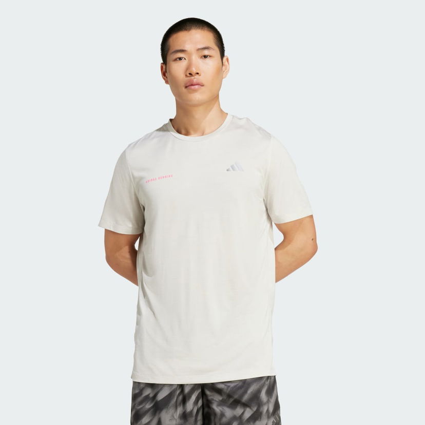 Тениска adidas Performance Own The Run T-Shirt Бяло | JL8724