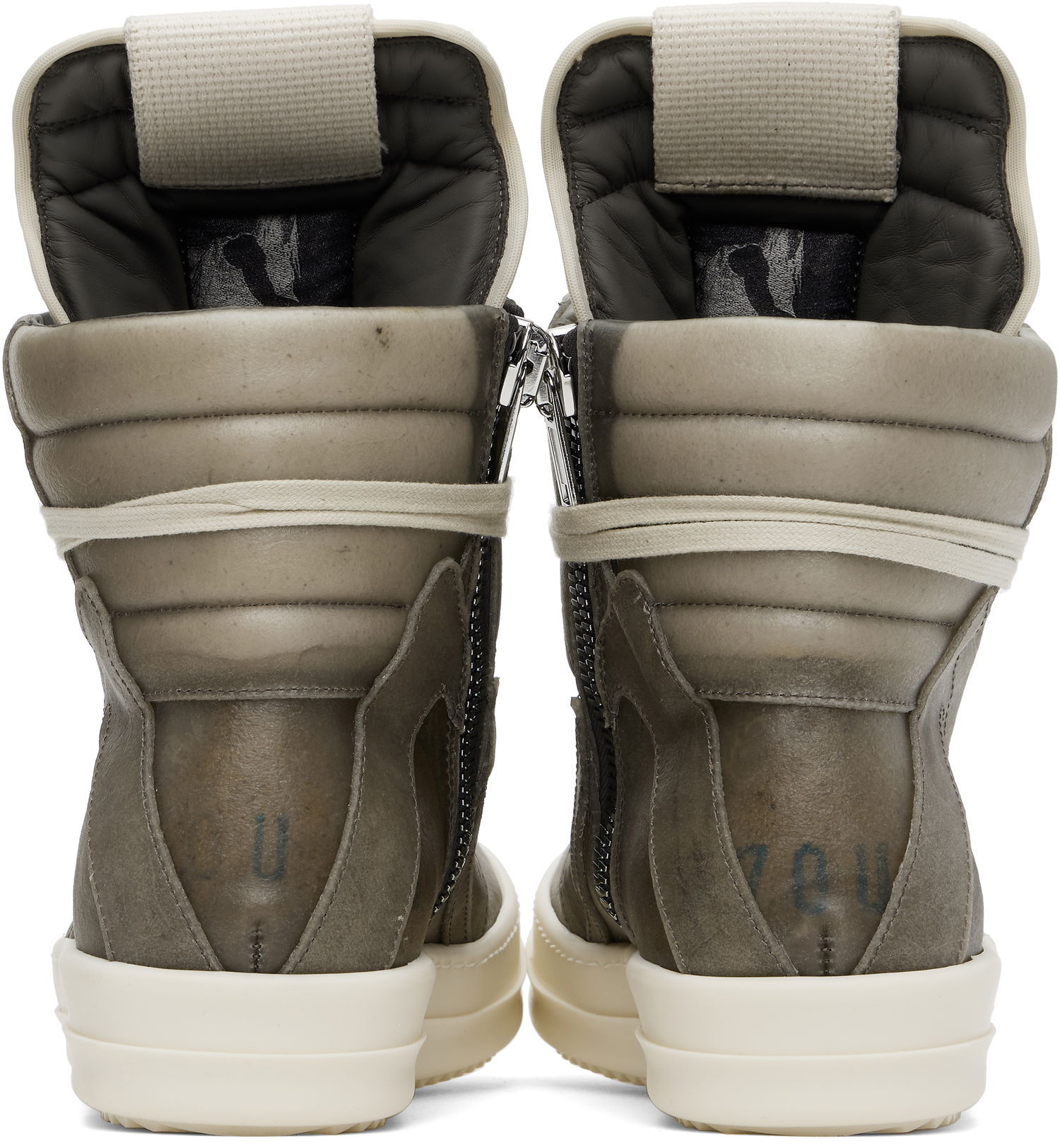 Кецове и обувки Rick Owens Rick Owens Hollywood Geobasket Сиво | RR01E5894 LCT, 1