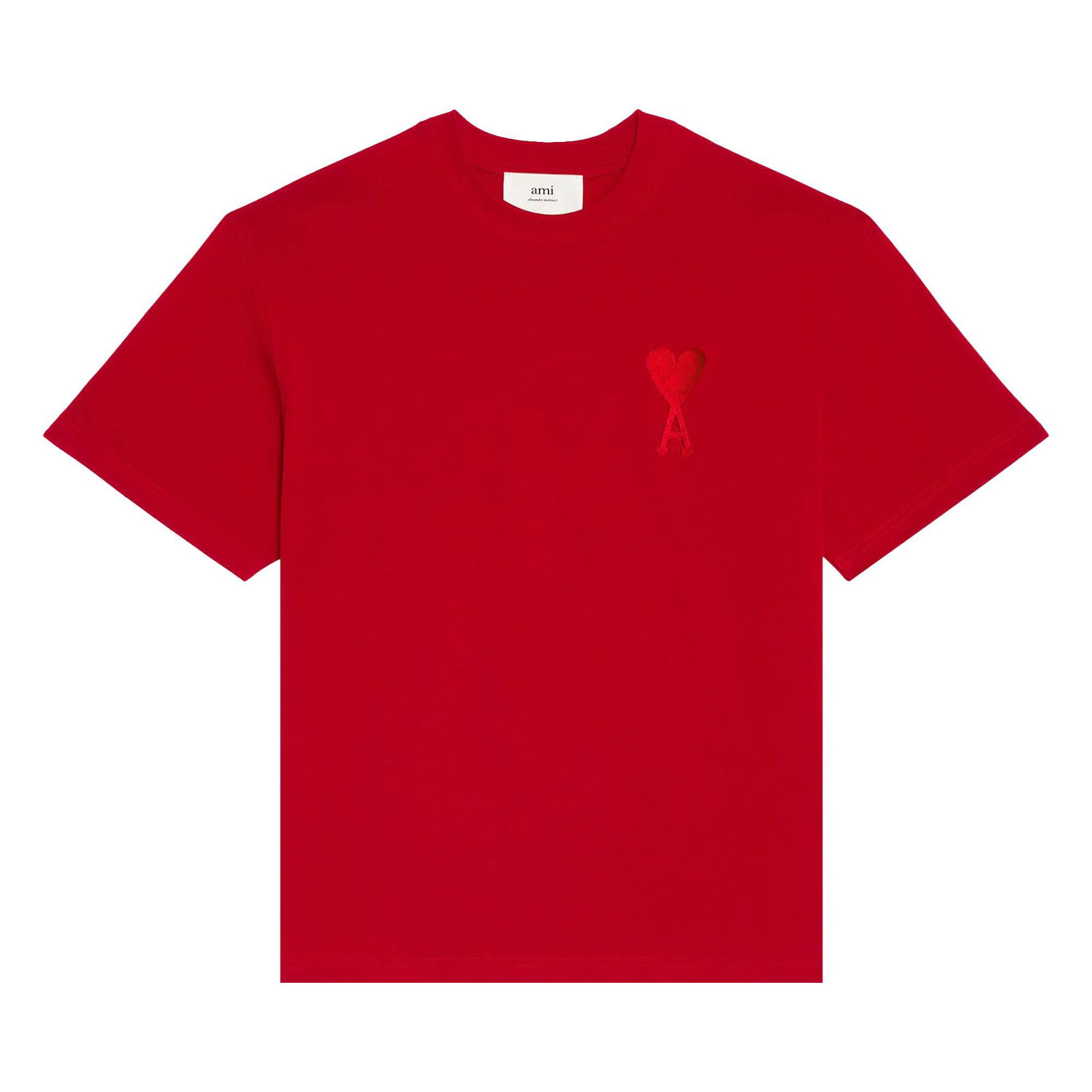 Тениска AMI Tonal Big ADC T-Shirt Червено | UTS002 726 600, 1