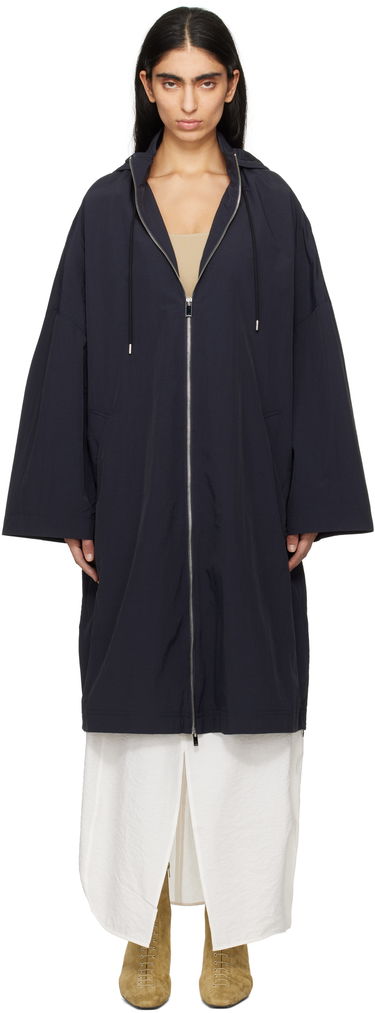 Ветровка TOTEME TOTEME Windbreaker Hooded Coat Тъмно синьо | 252-WRO0172-FB0367, 0