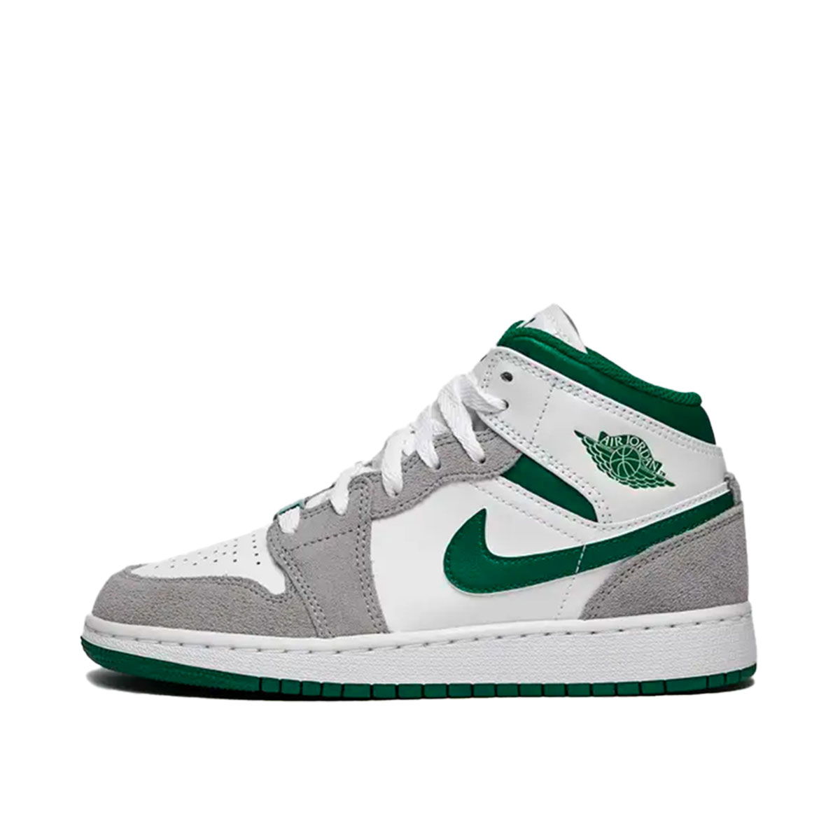 Кецове и обувки Jordan Air Jordan 1 Mid SE "Grey Pine Green" GS Сиво | DC7248-103, 1