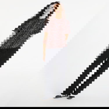 Тениска adidas Performance Seasonal Essentials Leopard Print T-Shirt with 3-Stripes Кафяво | JZ0200, 3