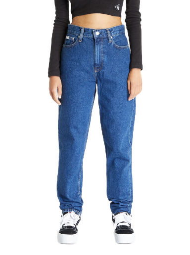 Дънки CALVIN KLEIN Mom Jean Тъмно синьо | J20J222199 1A4