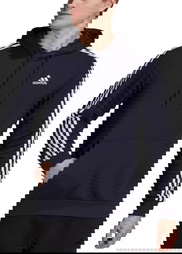 Суитчър adidas Originals 3-Stripes Pullover Hoodie Черно | gk9081, 0