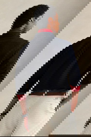 Риза Polo by Ralph Lauren Regular Fit Corduroy Bear Shirt Тъмно синьо | 710P00662, 1