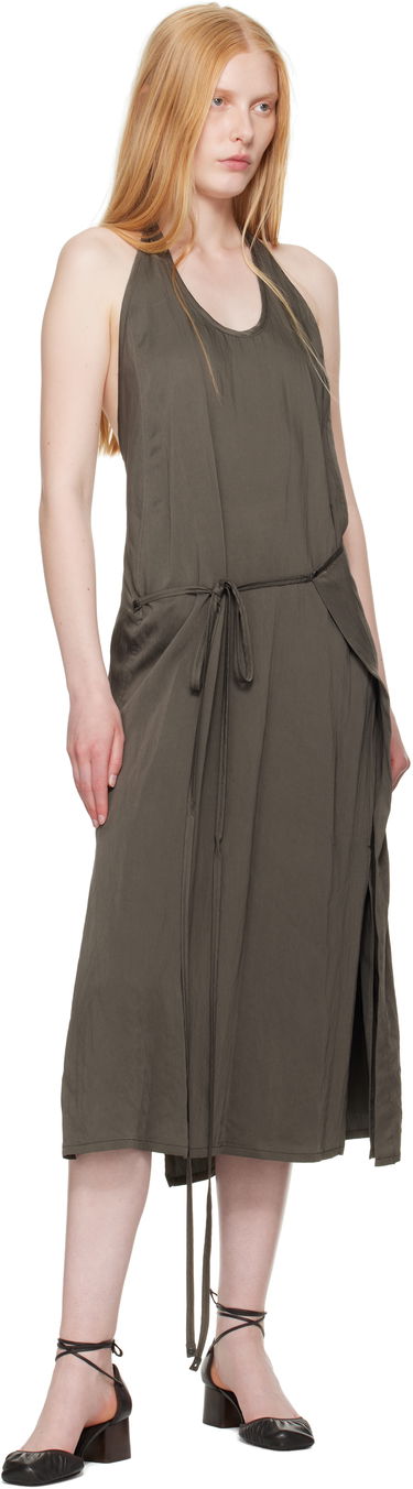 Pокля LEMAIRE Lemaire Apron Midi Dress Зелено | DR1108 LF1388, 3