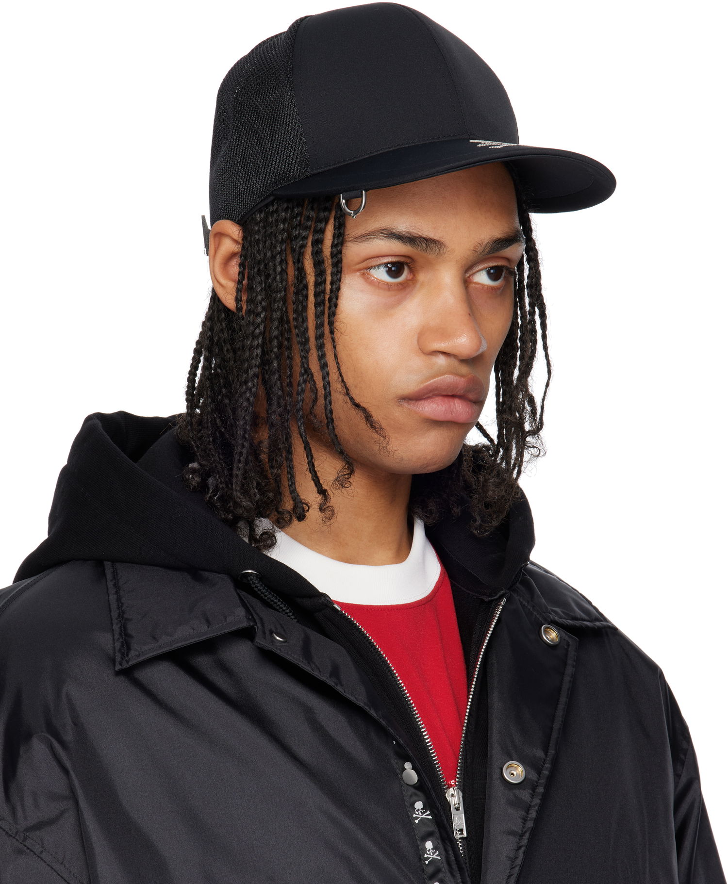 Шапка с козирка Mastermind WORLD Mastermind World Swarovski Crystal Baseball Cap Черно | MW25S14-CA002-605, 1