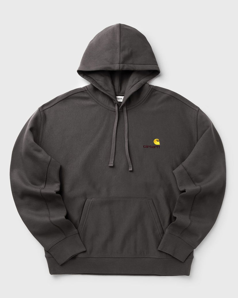 Суитчър Carhartt WIP American Script Hooded Sweatshirt Сиво | I028279-33C.XX