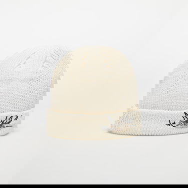 Шапка Footshop Stone Knit Beanie with Embroidered Logo Бяло | FTSHP_460, 6