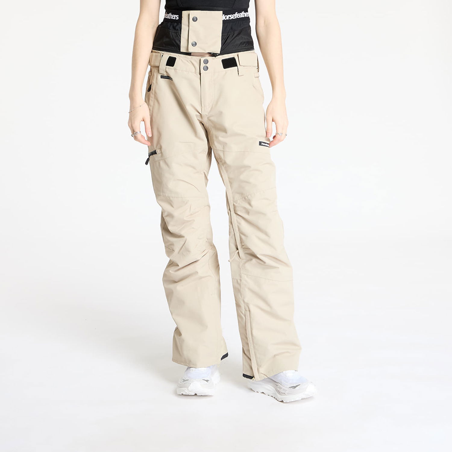 Карго панталони Horsefeathers Horsefeathers Lotte II Shell Pants Бежово | OW225D, 0