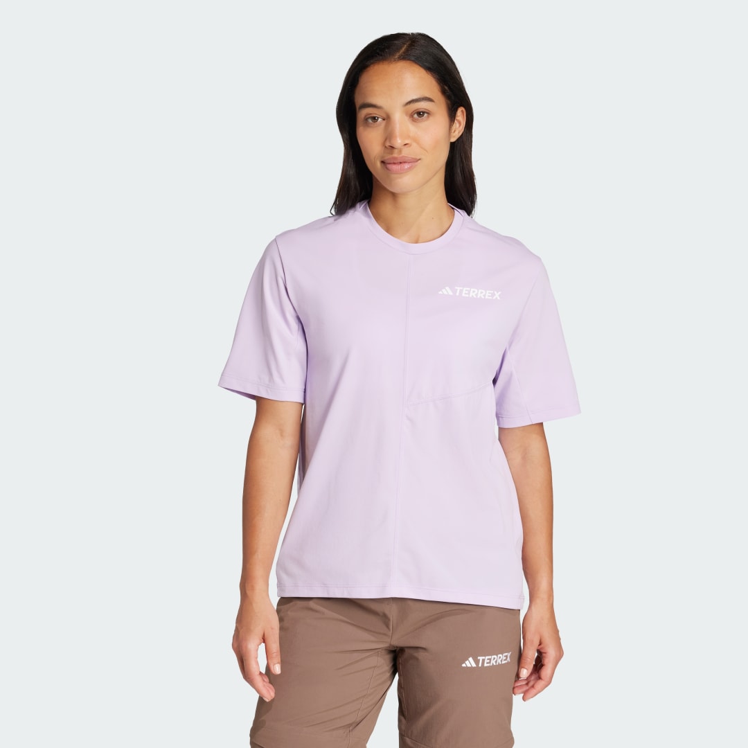 Тениска adidas Performance Terrex Multi Climacool T-Shirt Лилаво | JN3890, 0