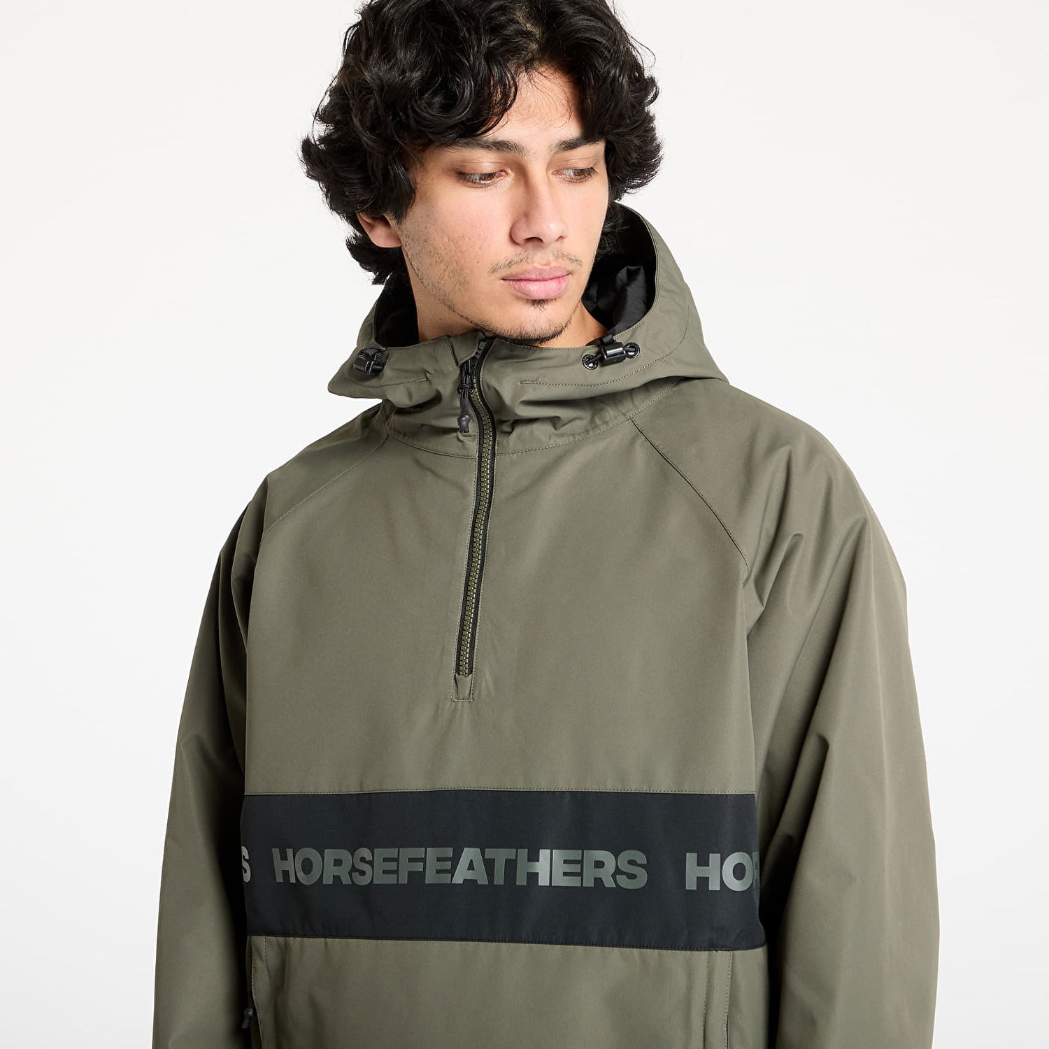 Ветровка Horsefeathers Horsefeathers Gordie Anorak Jacket Зелено | OM322E, 1