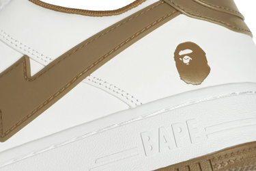 Кецове и обувки BAPE Bape Sta OS #2 White/Beige Бяло | 1K20-191-314-BEI, 4