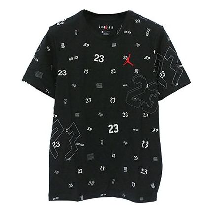 Тениска Jordan Air Jordan Printed Basketball T-Shirt Черно | AT0551-010, 0