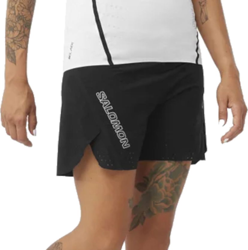 Къси панталони Salomon S/LAB Speed 2-in-1 Shorts Черно | lc2025800