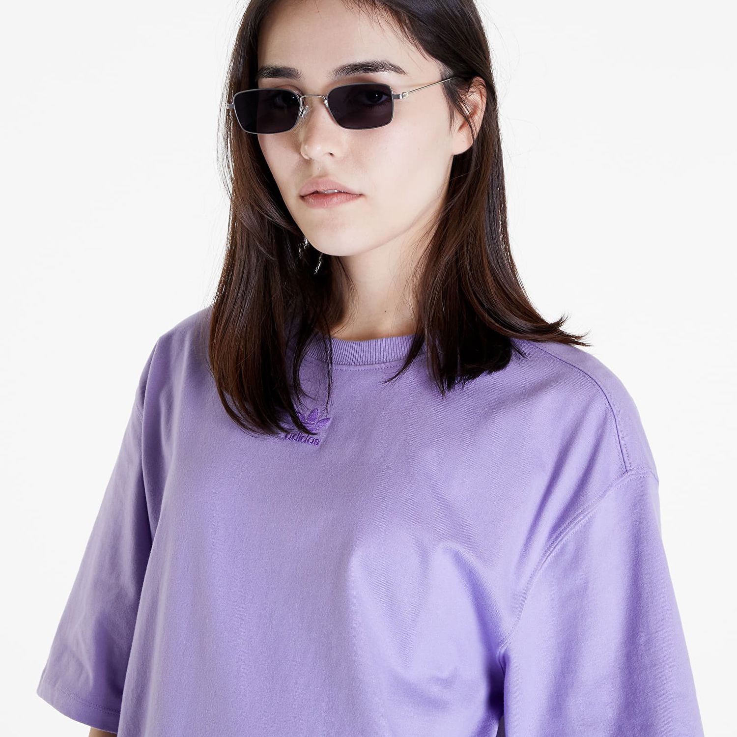 Тениска adidas Originals Tee Лилаво | IA6462, 1