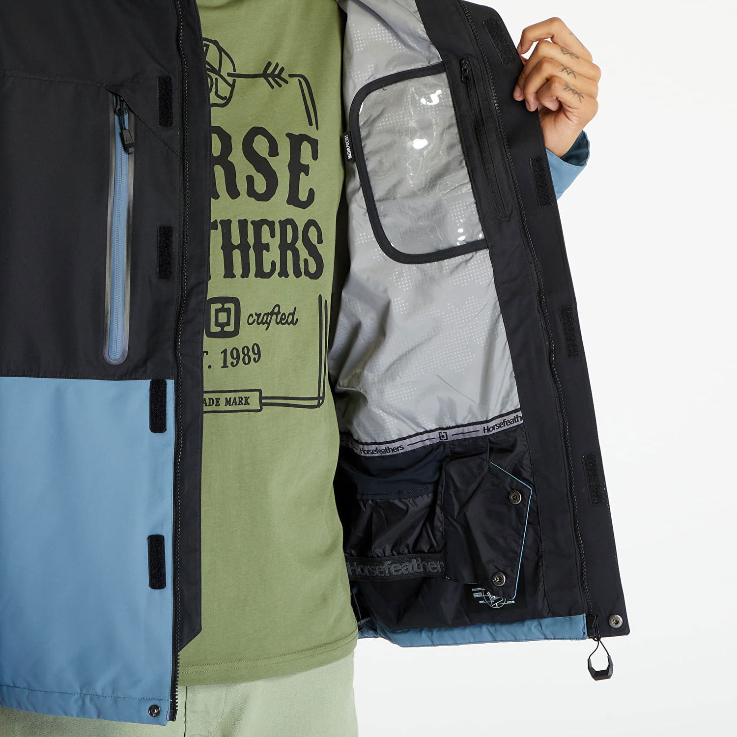 Яке Horsefeathers Ripple Jacket Синьо | OM303H, 1