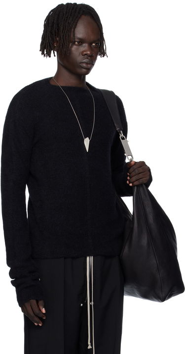 Пуловер Rick Owens Rick Owens Headon Pull Sweater Черно | RU02E1690 KWP, 1