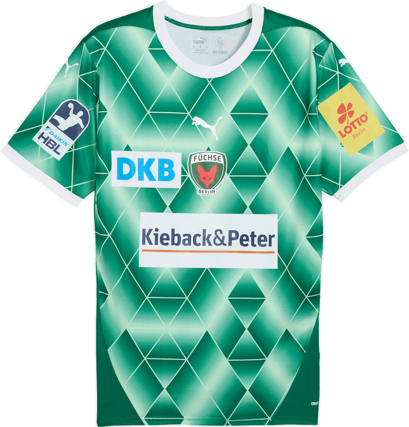 Фланелка Puma Füchse Berlin Jersey 2024/2025 Зелено | 781323-01