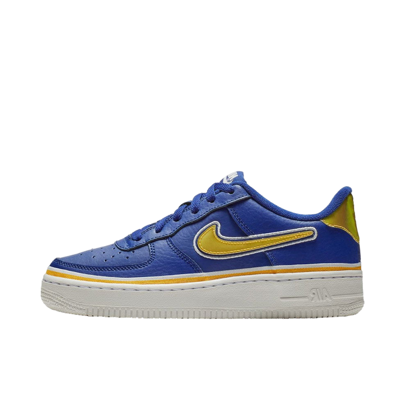 Кецове и обувки Nike Air Force 1 Low NBA Warriors Синьо | AR0734-400