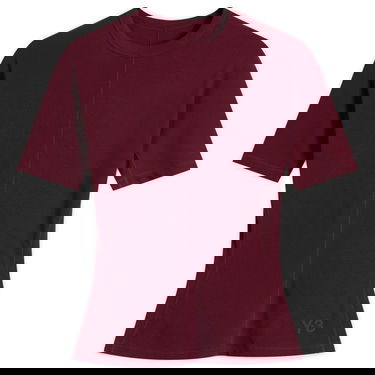 Тениска Y-3 Y-3 Fitted Tee, Size X-Small Бургунди | JZ7427, 1