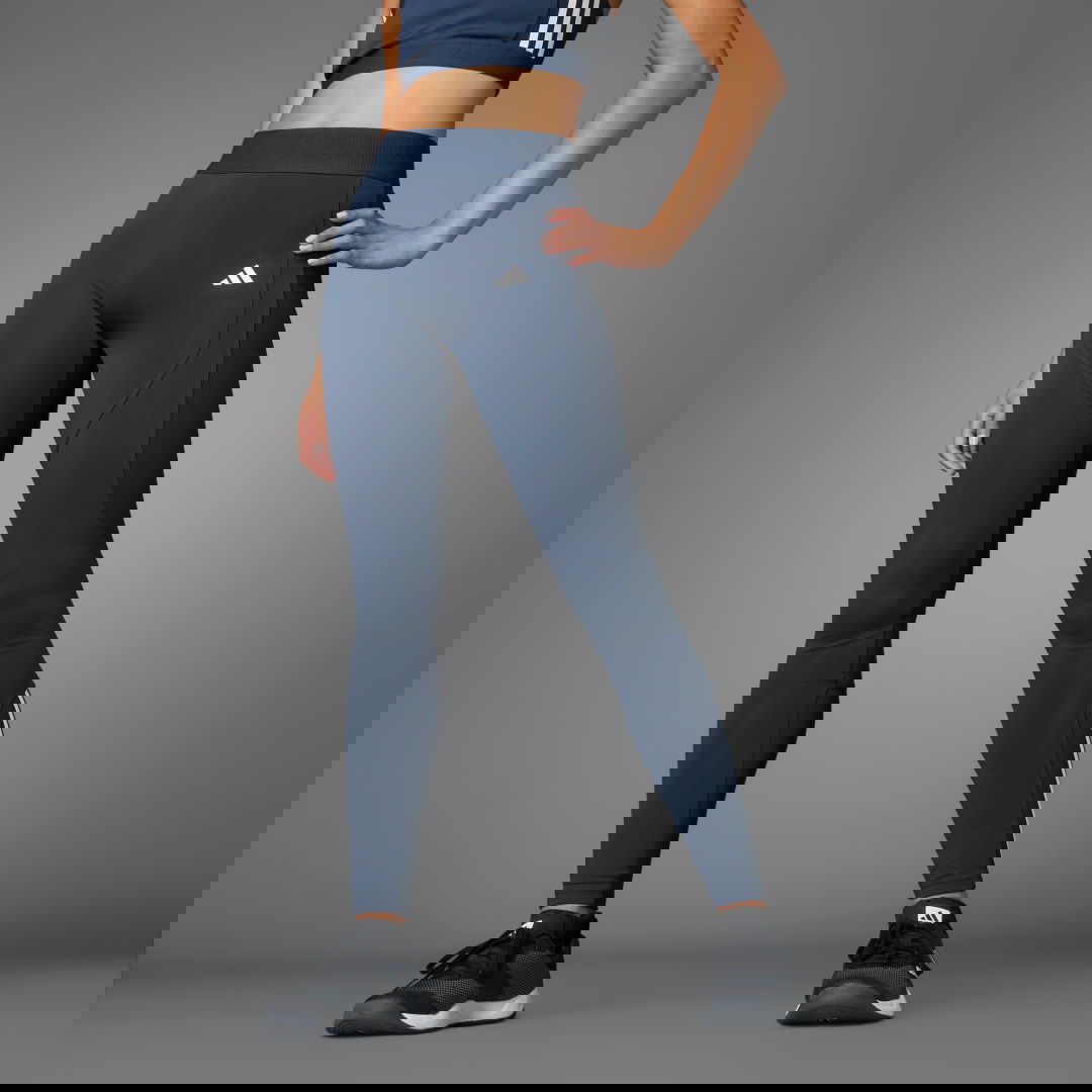 Клинове adidas Performance Ribbed Full-Length Tights Синьо | JC7229, 0