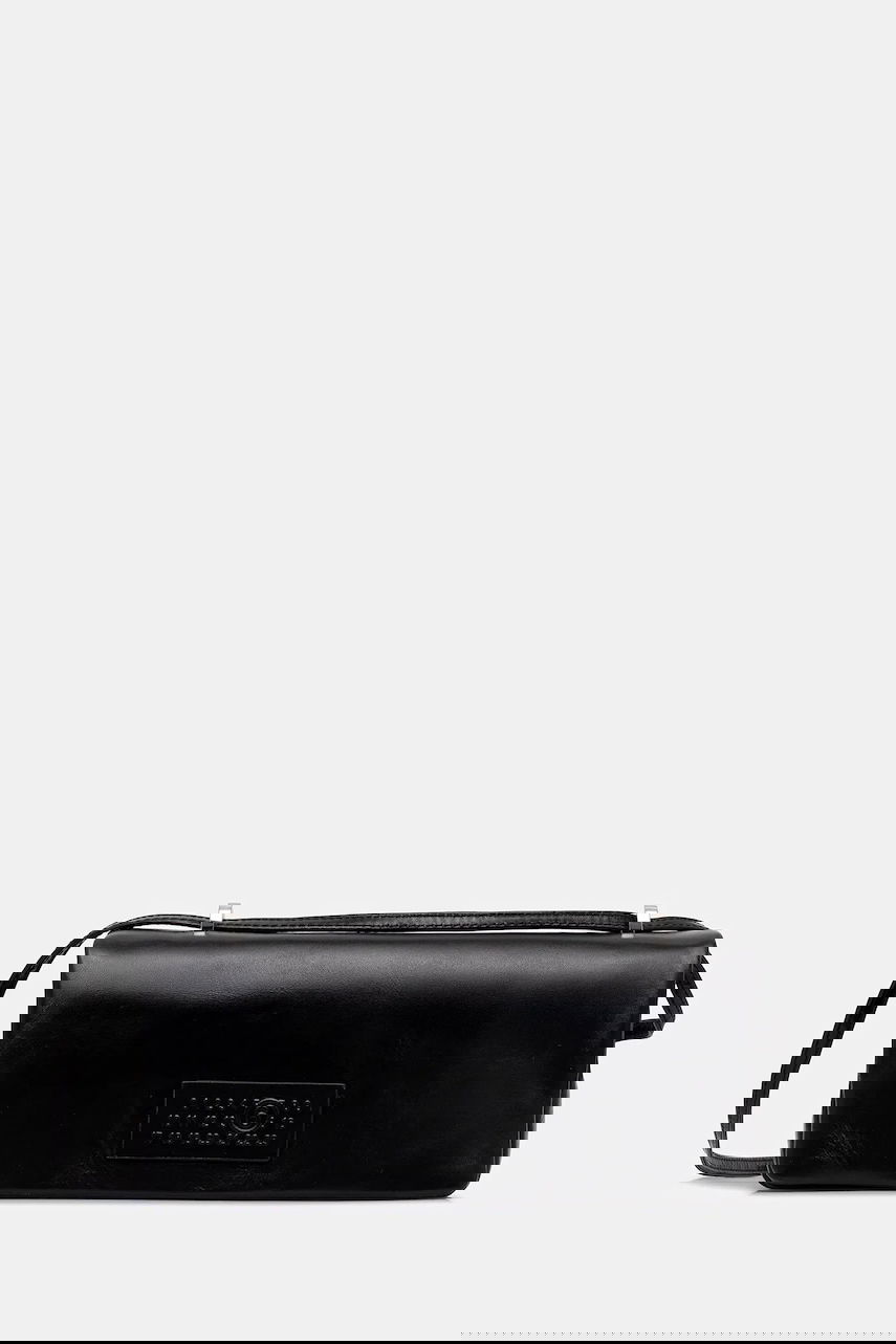 Дамска чанта Maison Margiela MM6 Maison Margiela Leather Shoulder Bag Черно | SB5ZH0022.P7187.T8013, 0