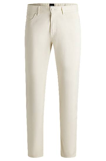 Maine Regular-Fit Stretch-Cotton Twill Trousers