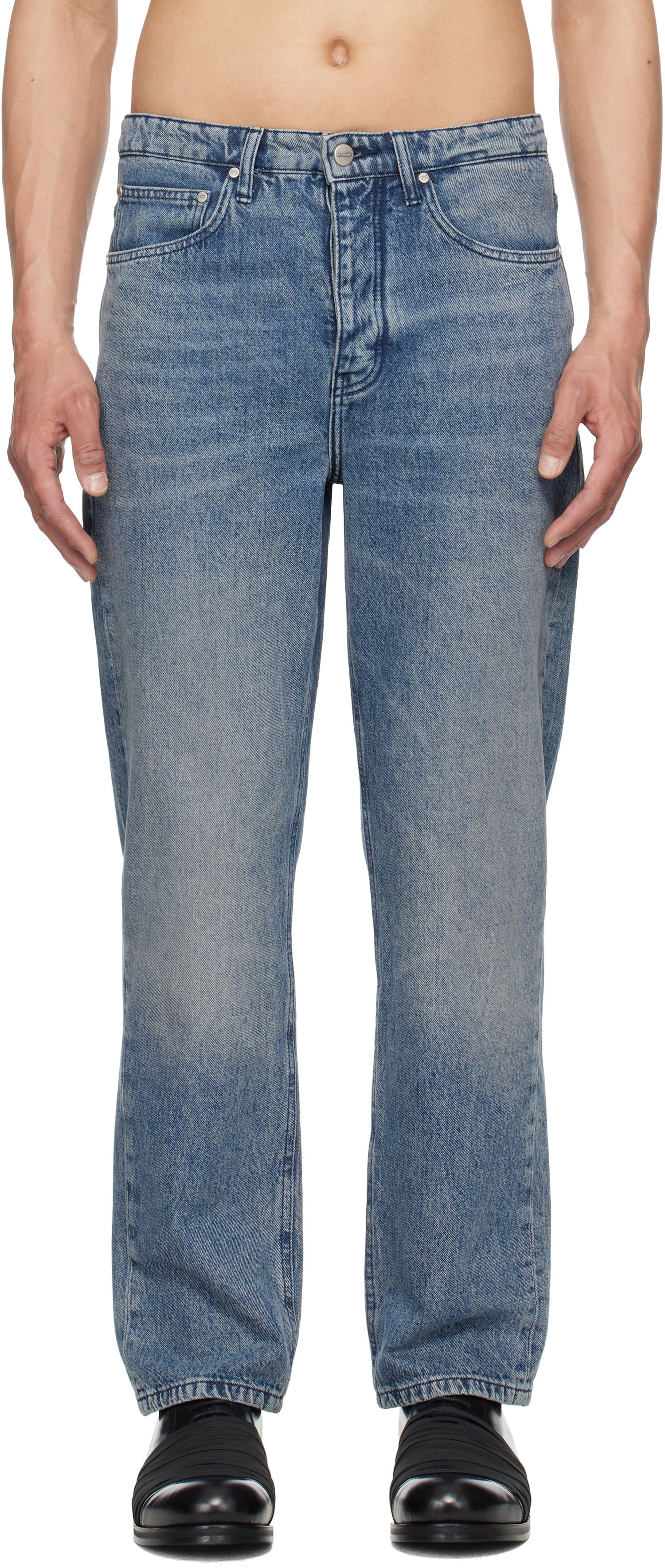 Дънки Han Kjøbenhavn Han Kjobenhavn Relaxed Denim Jeans Синьо | M-134349, 0