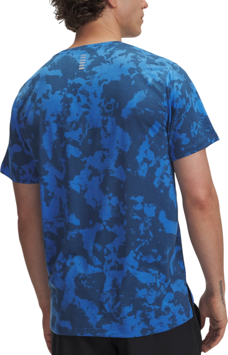 Тениска Under Armour Under Armour UA Launch Printed Short Sleeve T-Shirt Синьо | 6006110-402, 1