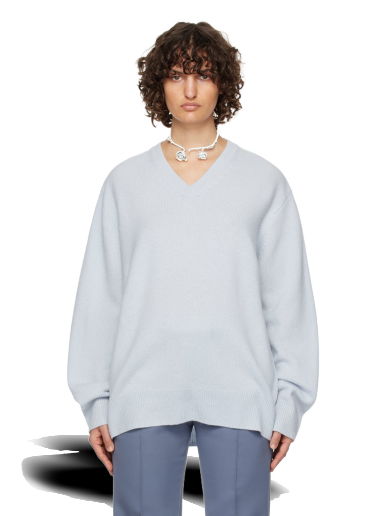 Пуловер Acne Studios V-Neck Sweater Синьо | B60217-