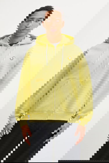 Суитчър AAPE by A Bathing Ape Now Zip Up Hoodie with Patch Жълто | AAPSWMC358XBP, 0