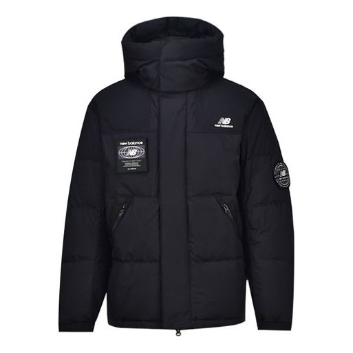 Пухо яке New Balance Warm Hooded Down Jacket Черно | NPA43131-BK, 0