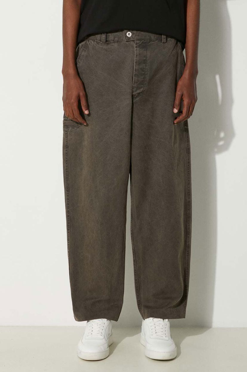 Дънки KENZO Tapered Workwear Pant Сиво | FE65PA3659GK.92