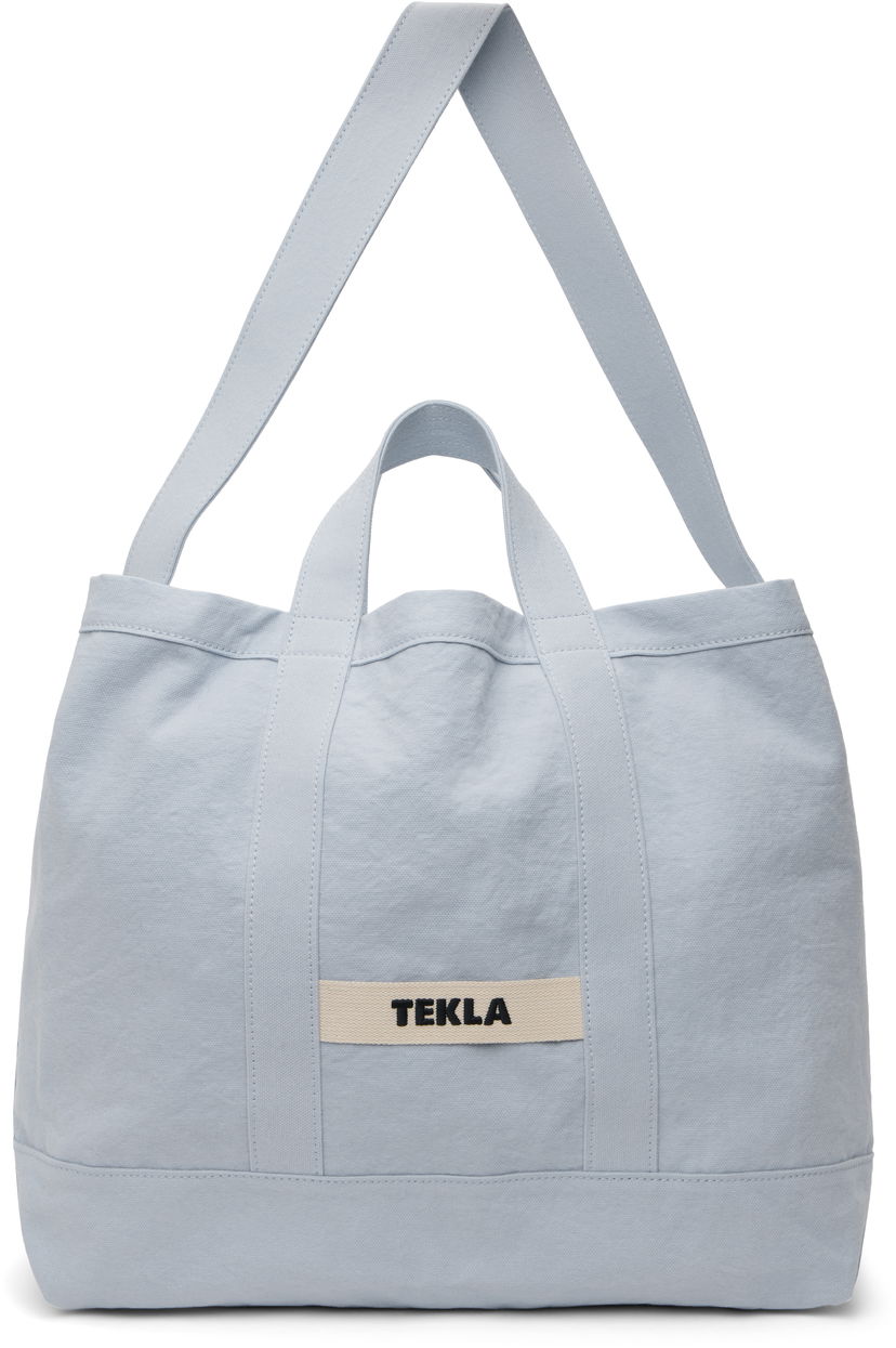 Голяма пазарска чанта TEKLA Beach Tote Синьо | BB-ISB